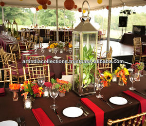 Handmade <b>Silver</b> Glass <b>Lantern</b> for Table Home Office and Wedding Decorations for Party Use with Customized Sizes - Product Image 2