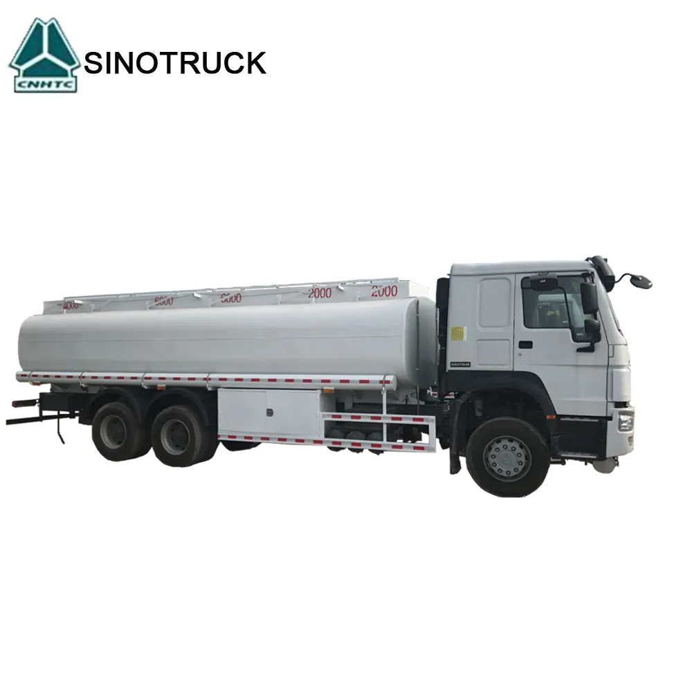 Sinotruck howo 371 HP 6x4 20 cbm camion diesel consumo di carburante autocisterna