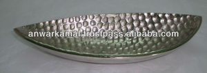 Bol de service en aluminium martelé pour noix/fruits/salade pour la table de mariage - Product Image 2