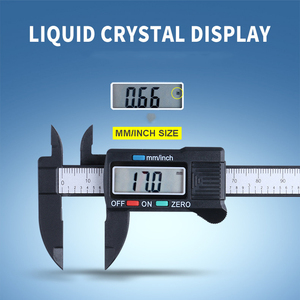 Hoge Sterkte Plastic Elektronische Digitale Display Meten Binnendiameter En Buitenste Diameter 0-150Mm Schuifmaat