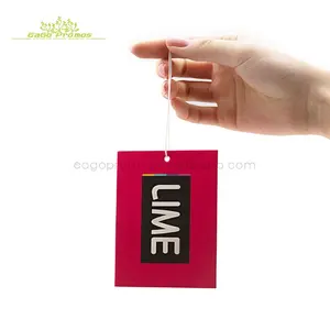 2024 2025 Hot Sale Absorbent Logo Printable Custom Eco-friendly Material Hanging Paper Car Air Freshener for Gifts and Souvenir