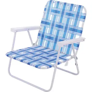 nylon fabric senior detachable low folding beach chair