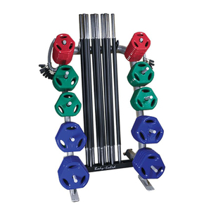 Barbell Weight Lifting Full <strong>Set</strong> <strong>Hex</strong> Rubber Adjustable <strong>Dumbbell</strong> <strong>Set</strong> <strong>with</strong> <strong>Rack</strong> - Product Image 4