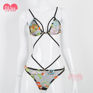 2017 Venta Caliente Transparente Bordado de la Ropa Interior Escarpada Atractiva Tops sin Sujetador - Product Image 5
