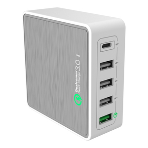 Europa 40watt ayunan usb 2.0 3.0 ac 240v cargador del qualcomm teléfonos móviles múltiples del cargador - Product Image 2