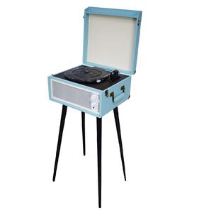 Nhà máy cung cấp cao cấp vali vinyl ghi bàn xoay máy nghe nhạc với tự động trở lại và có thể tháo rời bằng gỗ chân - Product Image 1