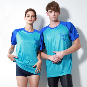 Camiseta deportiva para adultos que absorbe la humedad, ropa de gimnasio de manga corta. - Product Image 1
