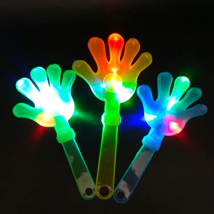 Cheap Light Up Clapper Hands LED Flashing Hand Clapper Noise Maker Clapping Fun Children's Toys LED Cheering Party