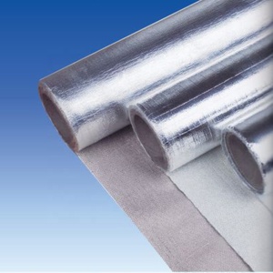 Fire proof aluminiumfolie Gecoat Glasvezel Stof voor warmte