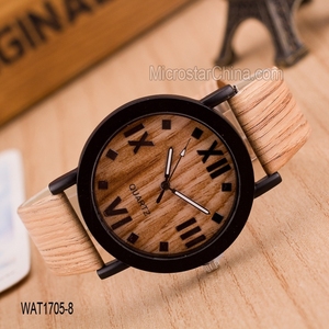 Gros chine maket mix couleur horloge poignet bois montre numérique - Product Image 2