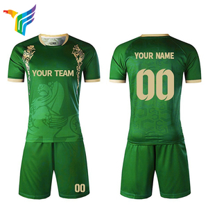 Top quality sublimation digital printing sports team soccer jersey custom name soccer uniform customs data - Product Image 3