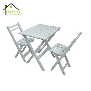 Juegos de Mesa y <span class=keywords><strong>Sillas</strong></span> Portátiles de Madera para Exteriores, Juegos de Mesa de Comedor para Restaurantes de Comida Rápida, Cafeterías, Jardines y Hoteles - Product Image 3