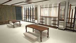 Meubles de présentation de vêtements en bois de luxe, design de boutique, prix d'usine en gros, accessoires de <span class=keywords><strong>magasin</strong></span> de vêtements en bois tendance pour les vêtements - Product Image 3