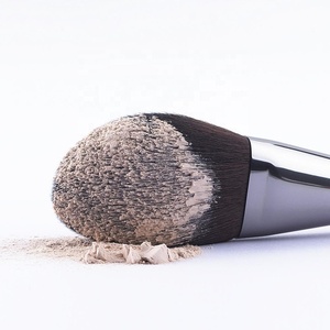 Melason manico in legno di alta qualità 11 pezzi Set di pennelli per trucco Vegan Natural Pony Goat Hair con borsa cosmetica per <span class=keywords><strong>truccatori</strong></span> - Product Image 3