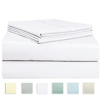 Home Textil großhandel doubl einzel quilted 4 pcs luxus könig größe bettlaken set 100% baumwolle bettlaken set
