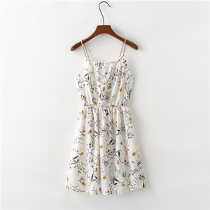 2018 <span class=keywords><strong>vestiti</strong></span> delle donne di estate/long summer beach abito con stampa floreale - Product Image 3