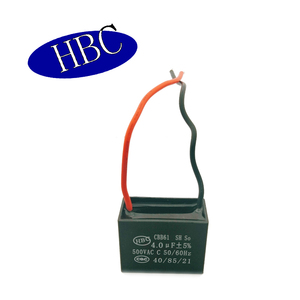 HBC Motor Run Rohs <span class=keywords><strong>300vac</strong></span> <span class=keywords><strong>Cbb61</strong></span> Condensador 6UF Ventilador <span class=keywords><strong>Cbb61</strong></span> Condensador <span class=keywords><strong>50</strong></span>/<span class=keywords><strong>60Hz</strong></span> Condensador de poliestireno - Product Image 2