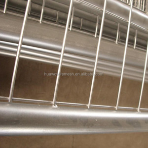 Cercado de metal móvil de bajo mantenimiento Puerta de acero temporal galvanizada por inmersión en caliente Construcción DE SEGURIDAD Valla de riel impermeable - Product Image 4
