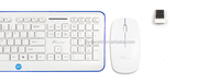 Kaca sentuh keyboard untuk keyboard chocolate keycup dengan 2.4g driver mouse optik nirkabel
