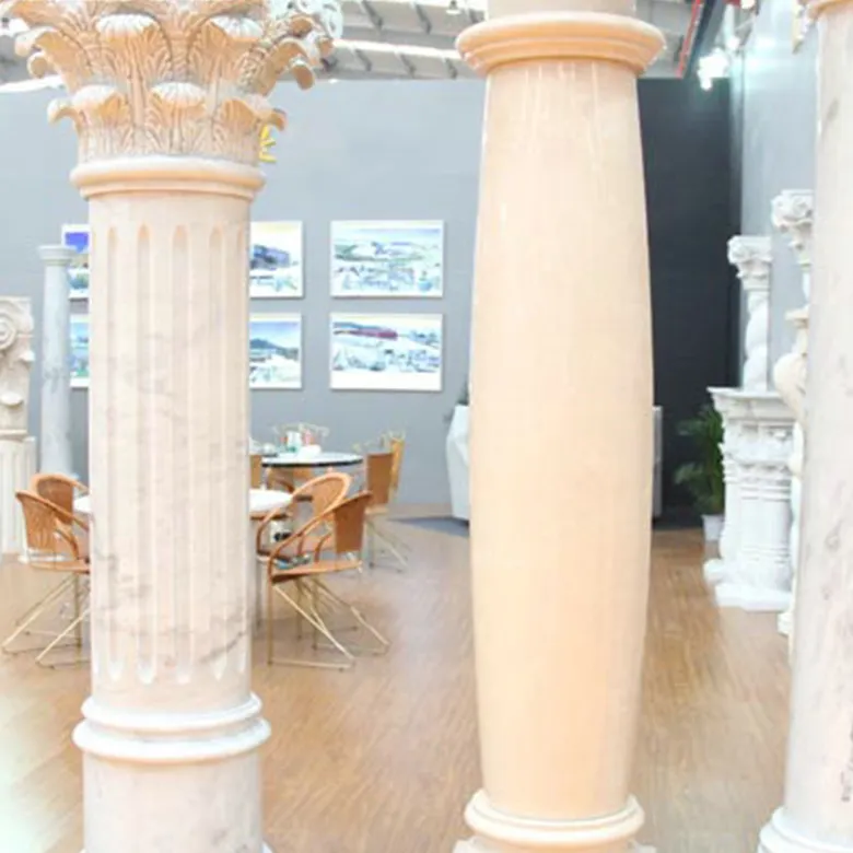 Мраморные колонны, дизайн мраморной стойки, мраморные колонны