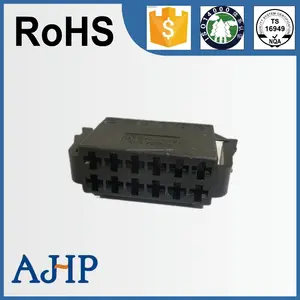 12 pino fêmea de cablagens auto conector pa66 pbt para a vw