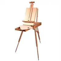 French Artist Wooden Paint Easel Box