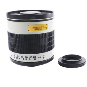OEM/ODM 500 Mm F6.3 Manual Panjang Fokus Refleks Tele Lensa Kamera untuk Semua Kamera SLR