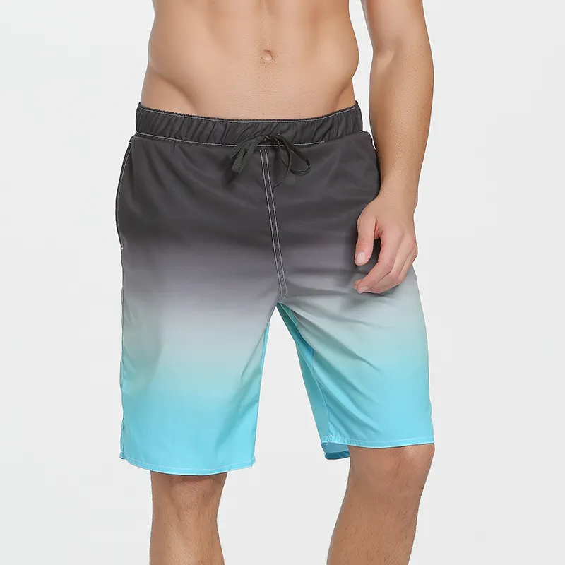 Smart-pantalones cortos con estampado de sublimación para hombre, Shorts de playa elásticos de 4 vías, protector solar, novedad