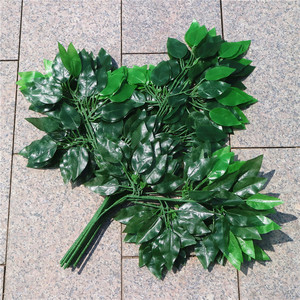 Bán Buôn Trang Trí Đám Cưới Nhân Tạo Ficus Lá Nhựa Banyan Tán Lá DIY Cây Nhân Tạo Chi Nhánh Và Lá - Product Image 2