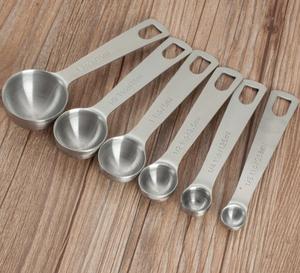 6 cái vòng thép không gỉ đo thìa Set phụ kiện nhà bếp nướng công cụ đo lường muỗng cho khô và chất lỏng - Product Image 5