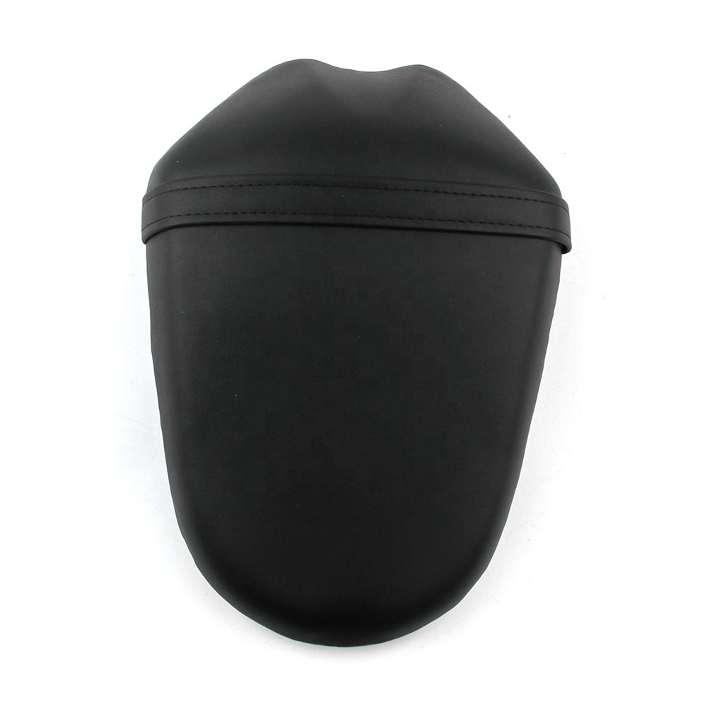 Rear Seat Cover Cushion Leather Pillow Motorcycle Passenger Seat For Suzuki GSXR1000 K9 2009-2010