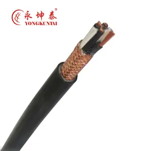 300 300 V rvvp cable blindado flexible con trenza de alambre de cobre
