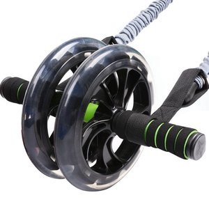 <strong>Ab</strong> Abdominal Exercise Roller With Resistance Band Body Fitness Strength Training Machine <strong>Ab</strong> Wheel Gym <strong>Tool</strong> - Product Image 3