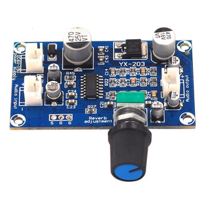 Carte de réverbération pour Microphone <span class=keywords><strong>PT2399</strong></span> Super M65831 amplificateur Mono préampli réverbération DC alimentation unique - Product Image 1