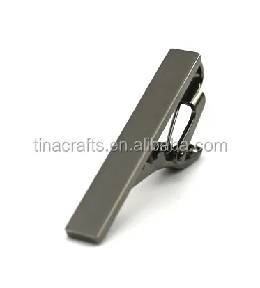 4センチメートルGrey Tie Pin、Blank Tie Clip、Wholesale Tie Bar