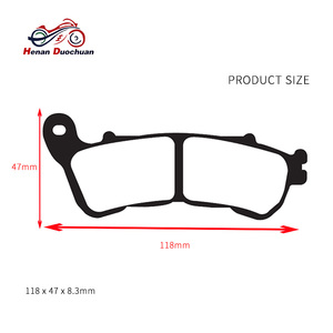 ผ้าเบรกมอเตอร์ไซค์ FA388 สำหรับ HONDA FES 125/150 SH 125i/150/150i 300i <span class=keywords><strong>CBR</strong></span> <span class=keywords><strong>250</strong></span>/600 NSS <span class=keywords><strong>250</strong></span>/300 PS250 SW-T 400/600 CBF 500/600 - Product Image 3