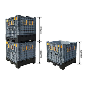 Grand <span class=keywords><strong>euro</strong></span> Empilés et pliable en plastique <span class=keywords><strong>palette</strong></span> bin <span class=keywords><strong>prix</strong></span> - Product Image 4