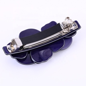 Barrettes pour les <span class=keywords><strong>cheveux</strong></span>, en acrylique, 1 pièce, <span class=keywords><strong>pince</strong></span> élégante en forme de Rose, motif Floral, <span class=keywords><strong>avec</strong></span> perles, nouveau Design - Product Image 5