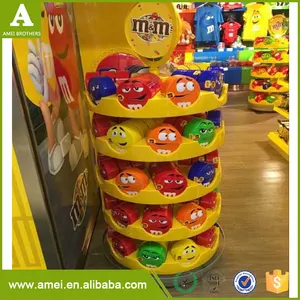 ואקום להרכיב חדש עיצוב m & m סוכריות תצוגת stand