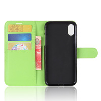 Pour iphone X XS étui de téléphone en cuir support téléphone portefeuille étui Silicone Mobile couverture arrière accessoires de téléphone Mobile étui Mobile sac