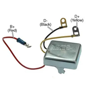 Alternator Voltage Regulator For Lucas 16-18 ACR Type, Battery Sensing IR/EF Alternators IL213, 0986192006, 37H6911, 520076