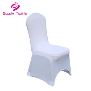 Cheap Common Wedding Banquet Spandex White Chair Covers For Sale