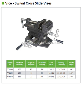 Étau coulissant croisé robuste <span class=keywords><strong>de</strong></span> haute qualité, pour perceuse et fraiseuse - Product Image 4