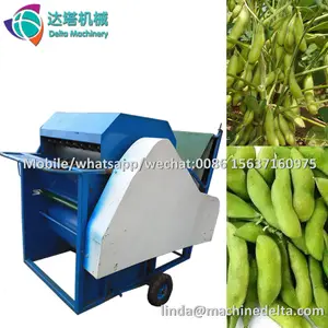 Green mung bean soybean picking machine/soya pea pod removing separating machine