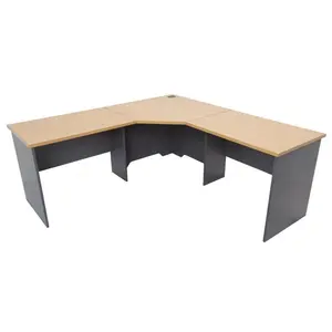 Office Furniture L shape corner table desk-1294