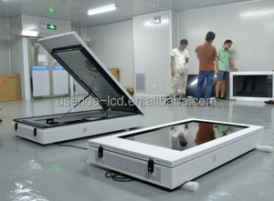 لافتات رقمية خارجية 55 65 بوصة مثبتة على الحائط شاشة Lcd شبكة واي فاي شاشة Lcd نظام تبريد مكيف هواء مدمج - Product Image 2