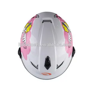 Cavalgando Tribo Fornecedor Chinês Engraçado Moto Capacete Viseira de Sol Coelho Minúsculo Motobike Capacete