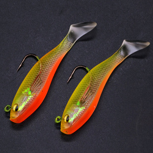 Kingdom — <span class=keywords><strong>leurre</strong></span> <span class=keywords><strong>souple</strong></span> <span class=keywords><strong>avec</strong></span> tête plombée et queue en T, appât artificiel de type poisson nageur <span class=keywords><strong>avec</strong></span> hameçon fort, 8CM, 8.9G, vente en gros - Product Image 6