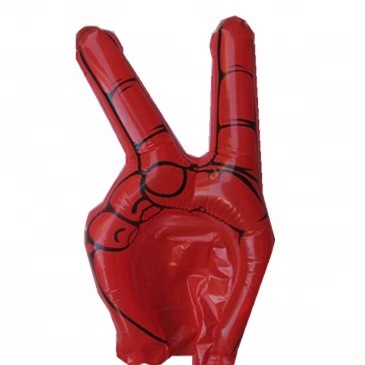 Inflatable PE hand for sport events