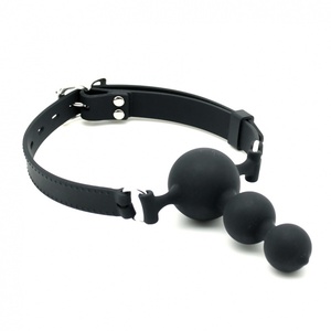 Bavaglio a sfera traspirante in Silicone per restrizioni di schiavitù per adulti gioco sessuale - Product Image 2